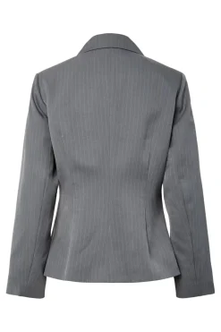 Pcfalka Ls Fittet Pinstriped Blazer*Pieces Best