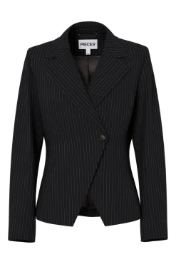 Pieces Pcfalka Ls Fittet Pinstriped Blazer< Blazere