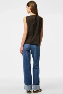 Pieces Pcfalka Sl Pinstriped Vest Fsy< Sæt 🛍️|Veste