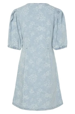 Pcfeline Ss Denim Dress*Pieces New