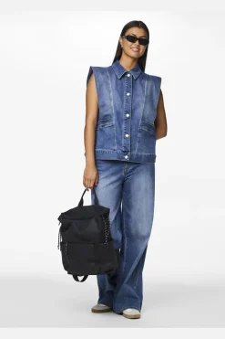 Pcfemma Wide Denim Jeans Fsy*Pieces Outlet