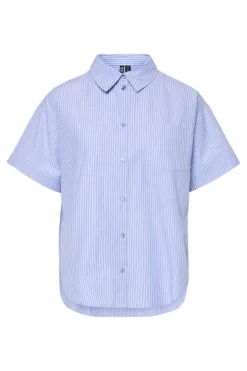 Pieces Pcfemme Ss Loose Shirt< Bluser & Skjorter|Sæt 🛍️