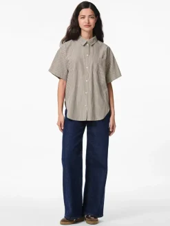 Pcfemme Ss Loose Shirt*Pieces New