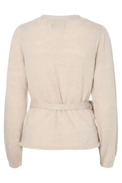 Pieces Pcfleur Ls V-Neck Knit Cardigan Fsy< Cardigans|Ammevenligt Tøj