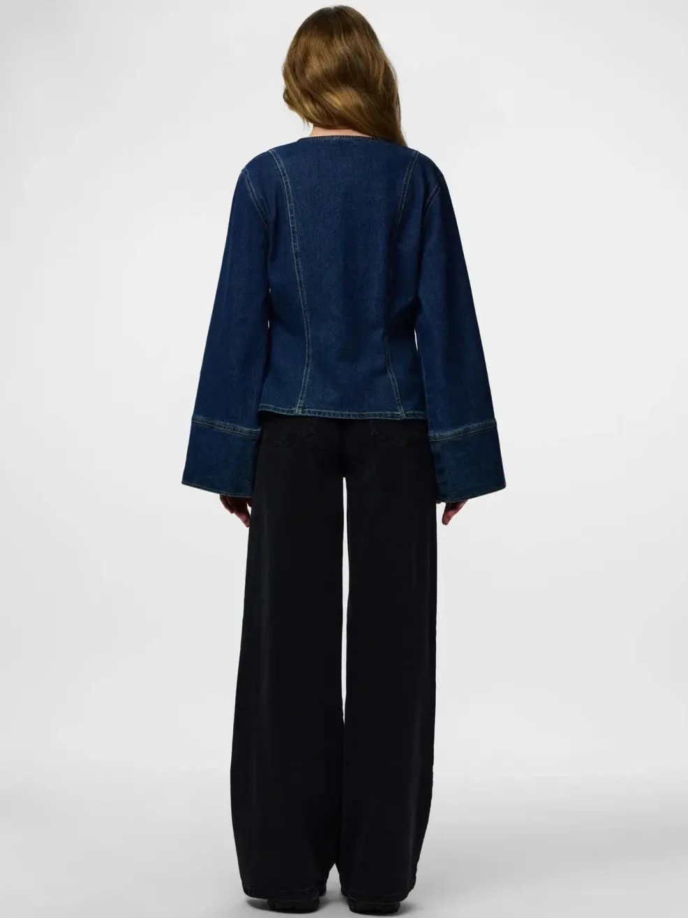 Pieces Pcflora Ls Denim Shirt< Bluser & Skjorter|Ammevenligt Tøj