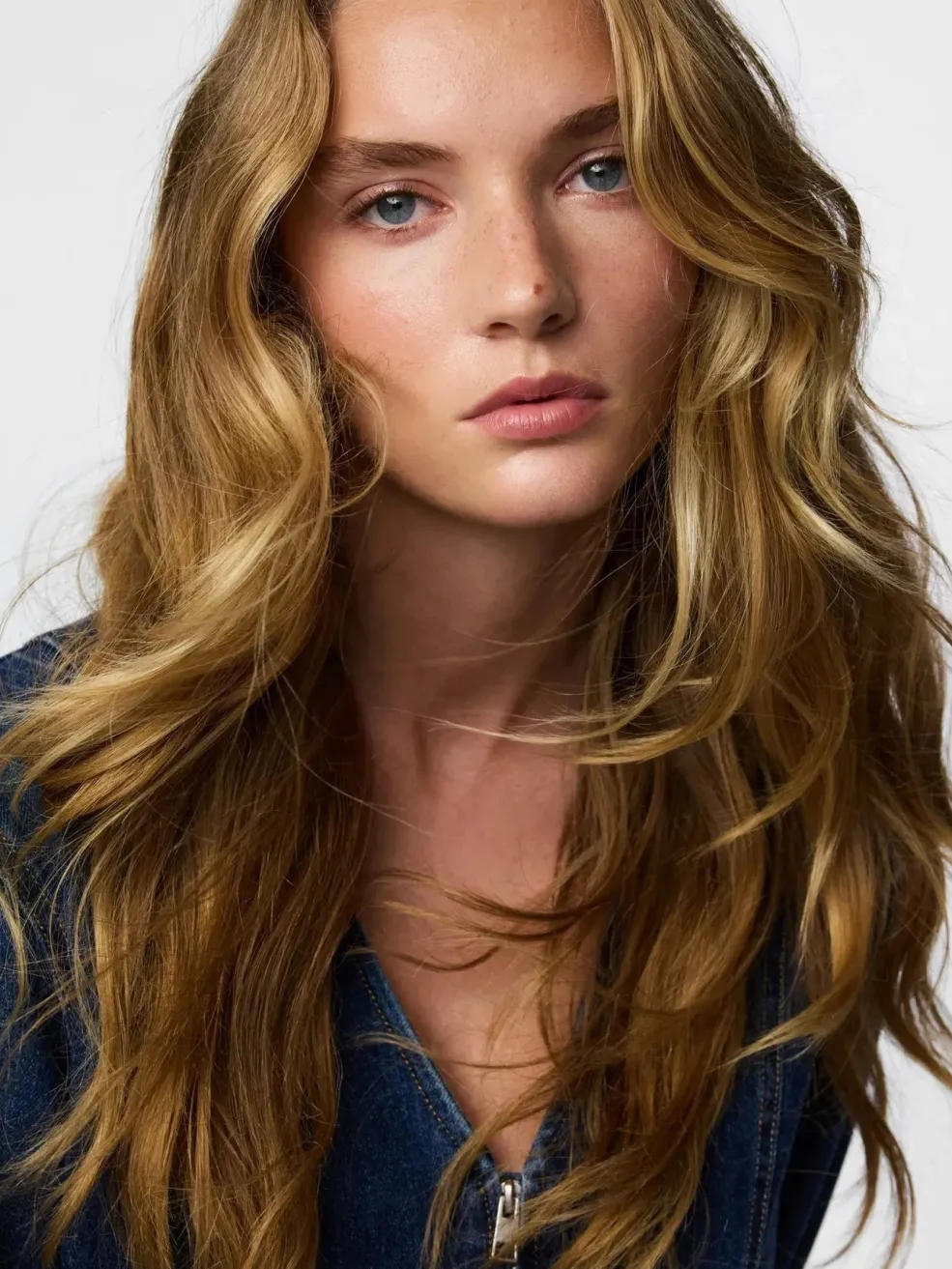 Pieces Pcflora Ls Denim Shirt< Bluser & Skjorter|Ammevenligt Tøj