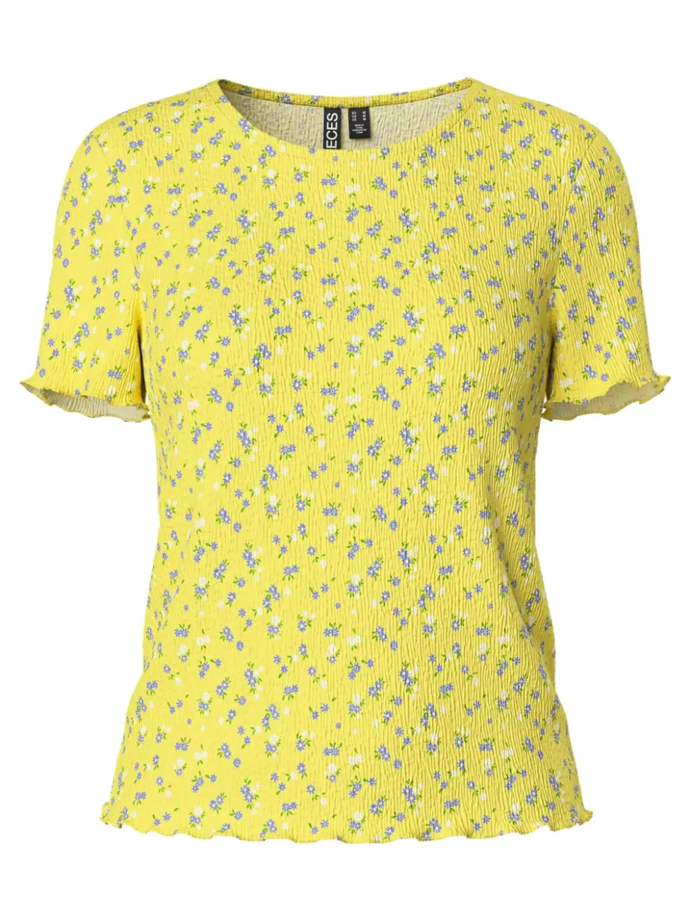 Pieces Pcflora Ss O-Neck Top< T-Shirts & Toppe