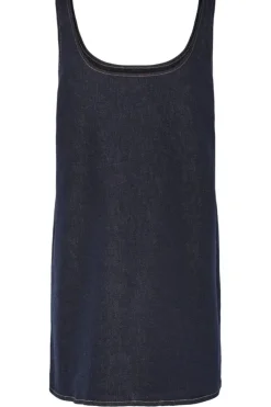 Pieces Pcfranna Sl Denim Spencer Dress Fsy< Kjoler