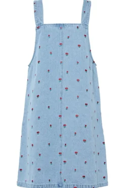 Pcfreia Sl Denim Spencer Dress Fsy*Pieces Online