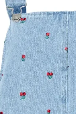 Pcfreia Sl Denim Spencer Dress Fsy*Pieces Online