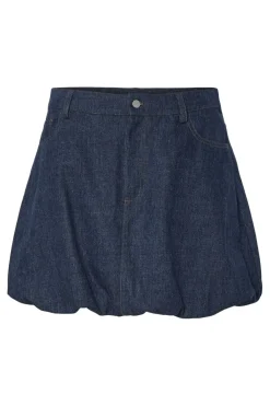 Pcjabia Short Balloon Denim Skirt 17160754*Pieces Best
