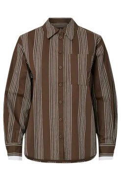 Pcjamie Ls Loose Shirt Pp*Pieces Hot