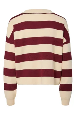 Pcjassy Ls Polo Knit Cardigan*Pieces Sale