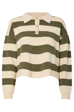 Pcjassy Ls Short Polo Knit*Pieces Outlet