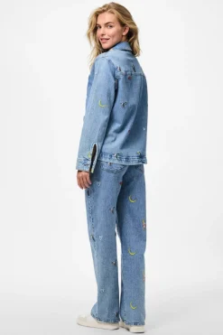 Pcjidi Ls Denim Shacket Mpa*Pieces Clearance