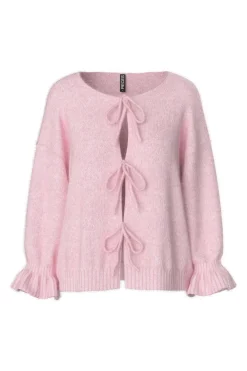 Pieces Pcjimma Ls O-Neck Tie Knit Cardigan< Cardigans|Ammevenligt Tøj