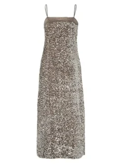 Pieces Pckam Sl Ankle Slip Dress< Kjoler