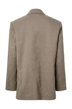 Pckamil Check Sequin Blazer*Pieces Hot