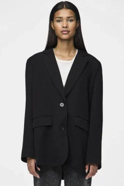 Pieces Pckamil Ls Loose Blazer< Blazere