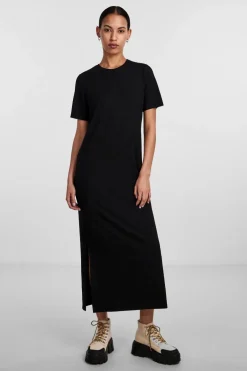 Pckylie Ss O-Neck Ankle Dress*Pieces Hot