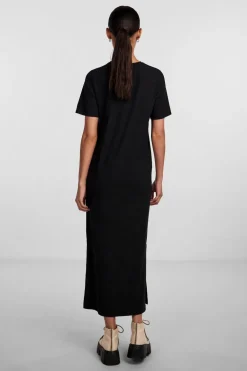 Pckylie Ss O-Neck Ankle Dress*Pieces Hot