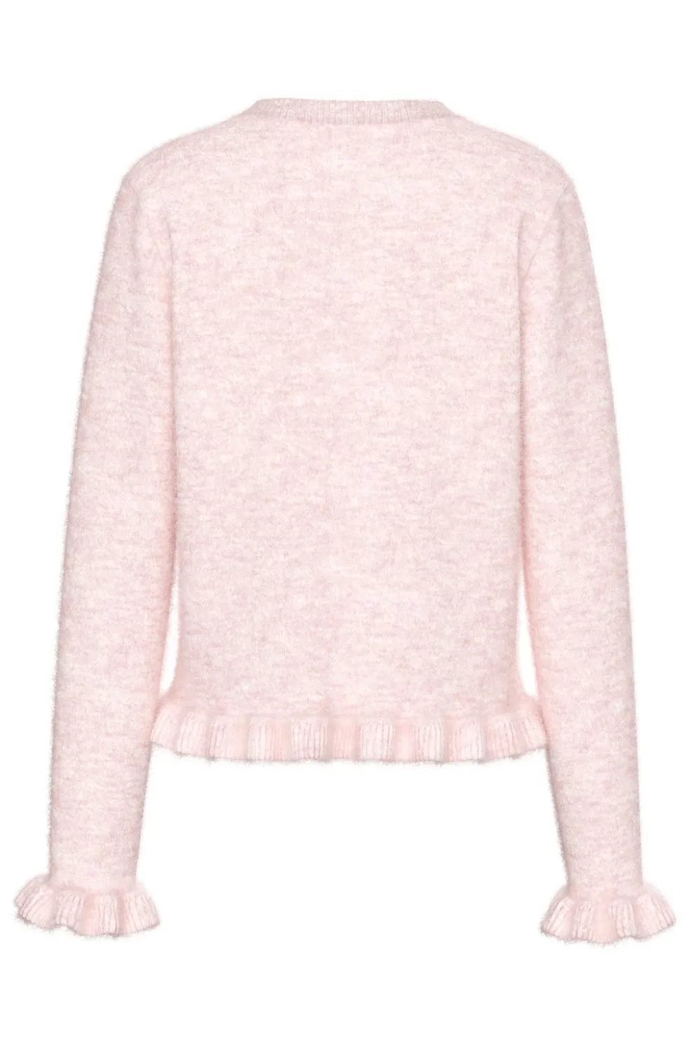 Pclydia Ls Frill Knit Cardigan Fsy*Pieces Hot