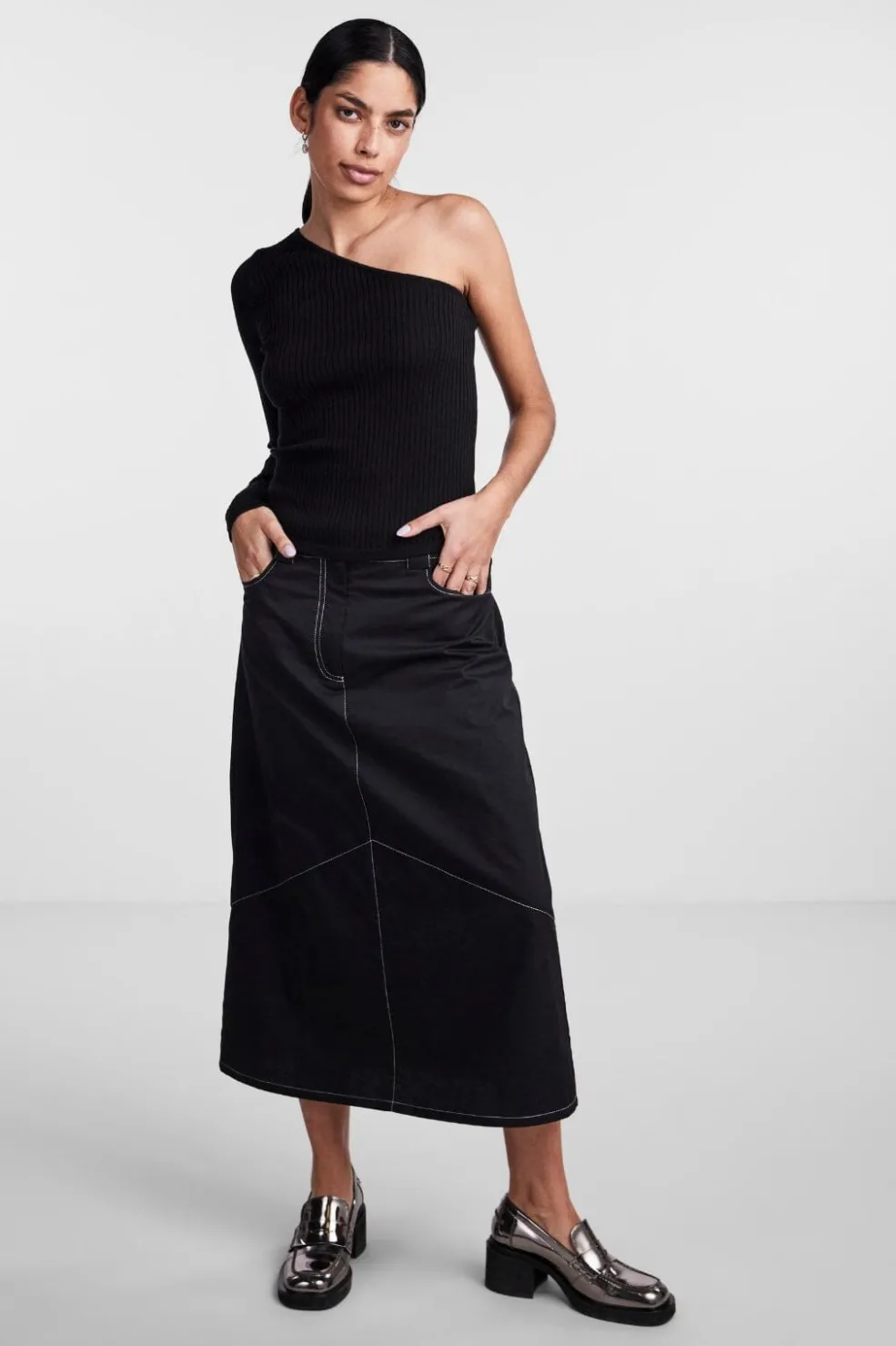 Pcmandy One Shoulder Knit Top Dmo*Pieces Online