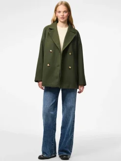 Pieces Pcmarbel Coat< Overtøj & Jakker