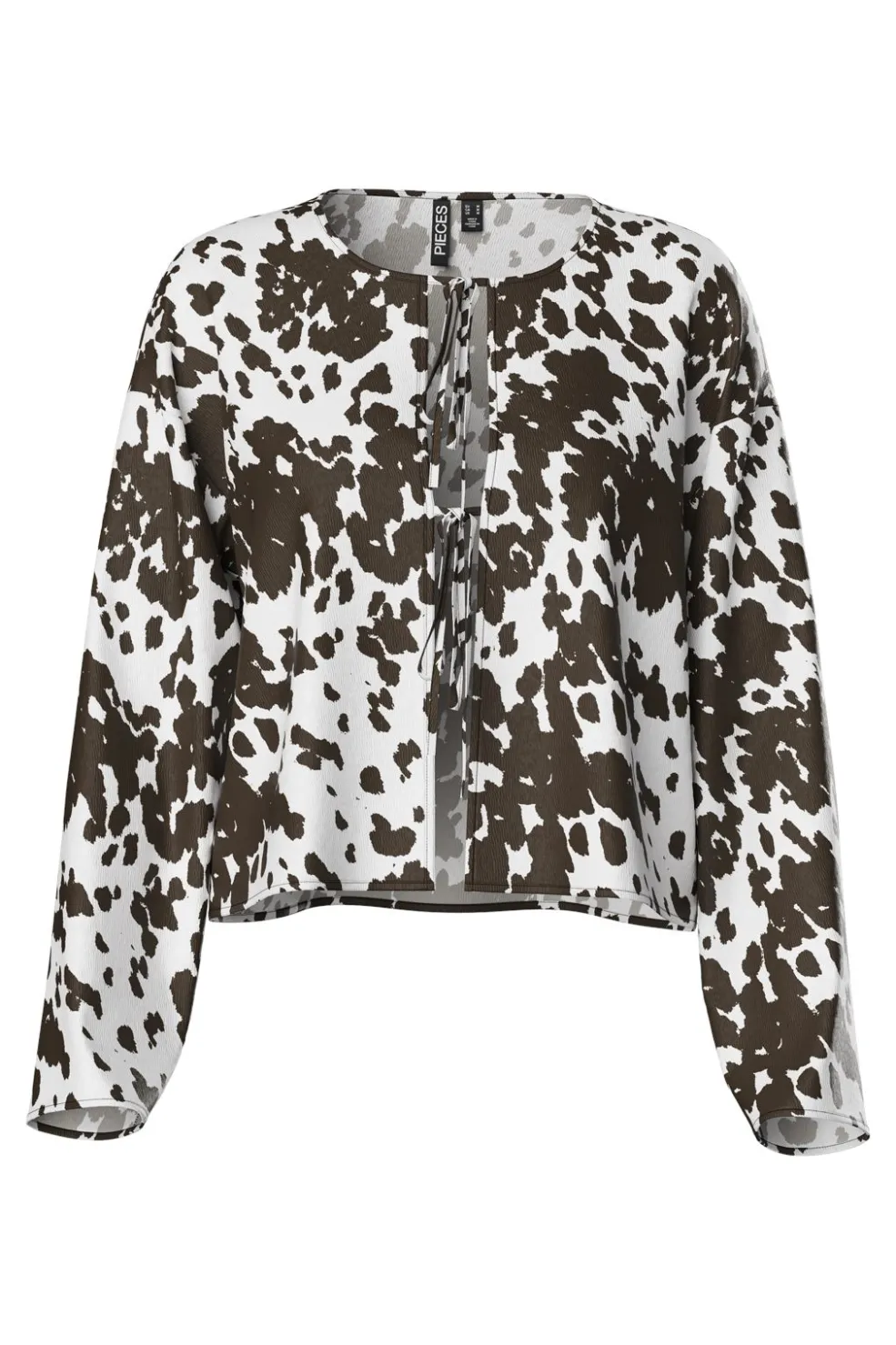 Pcmari Ls V-Neck Tie Top*Pieces Hot