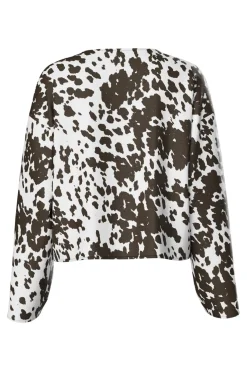 Pcmari Ls V-Neck Tie Top*Pieces Hot