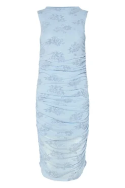 Pcmerry Sl Ruching Short Dress*Pieces New