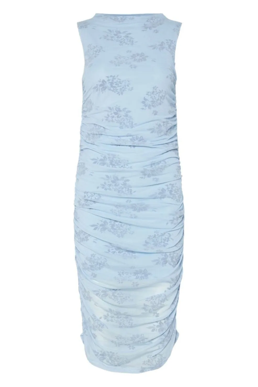 Pcmerry Sl Ruching Short Dress*Pieces New