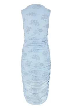 Pcmerry Sl Ruching Short Dress*Pieces New