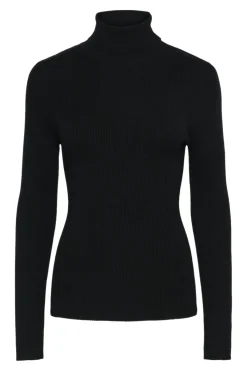 Pieces Pcmira Ls Rollneck Knit< Bluser & Skjorter|Strik