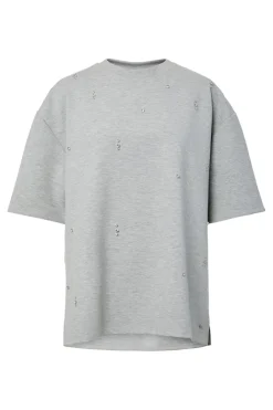 Pcmuna Ss Oversize Detail Tee*Pieces New