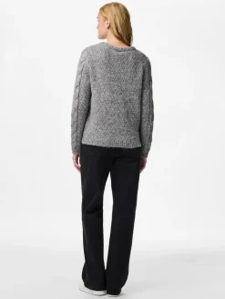 Pieces Pcnina Ls V-Neck Knit< Strik|Bluser & Skjorter