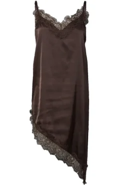 Pieces Pcnomi Strap Satin Lace Dress< Kjoler