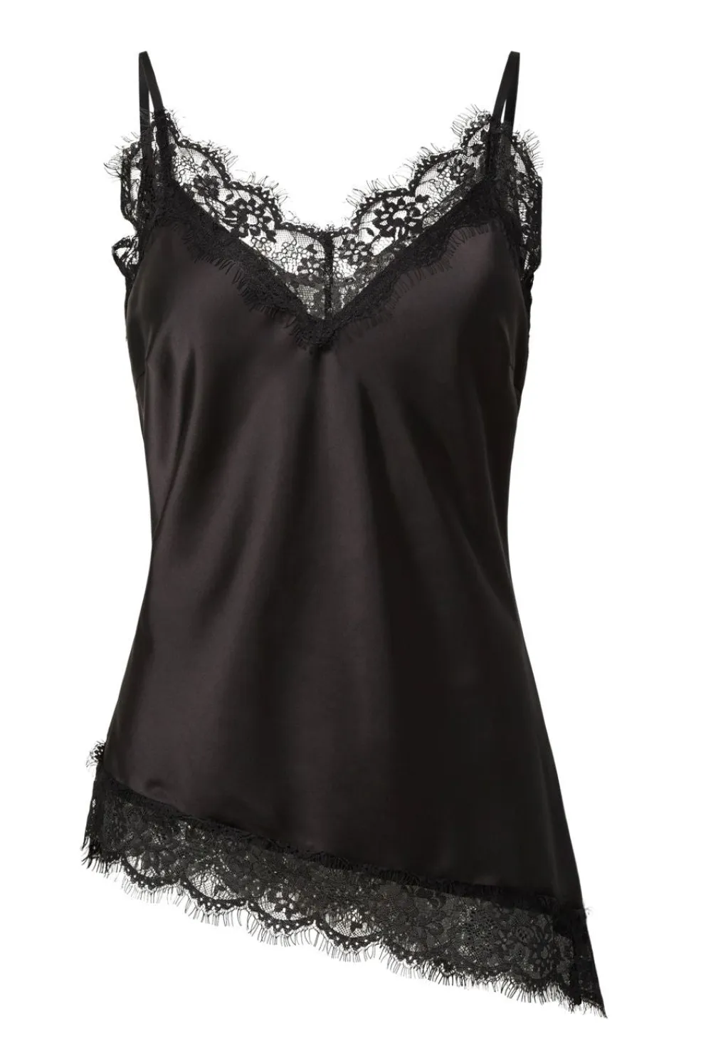 Pcnomi Strap Satin Lace Top*Pieces