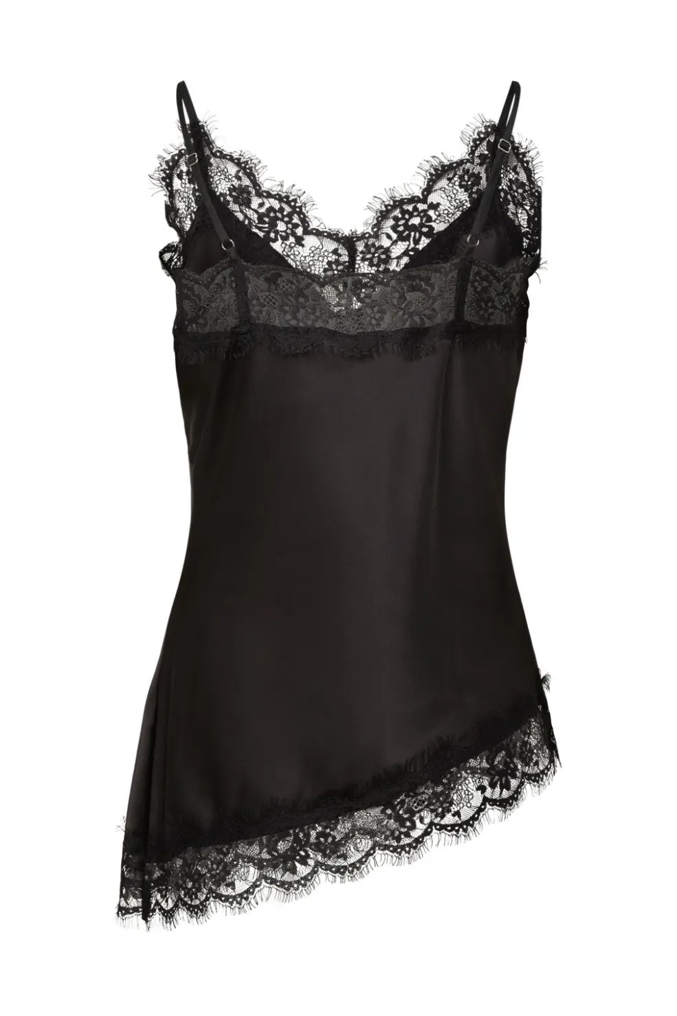 Pcnomi Strap Satin Lace Top*Pieces