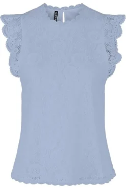 Pieces Pcolline Sl Lace Top< T-Shirts & Toppe