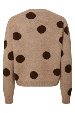 Pcosla Ls O-Neck Knit Pullover*Pieces Outlet