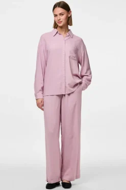 Pieces Pcpia Ls Loose Shirt< Bluser & Skjorter|Ammevenligt Tøj