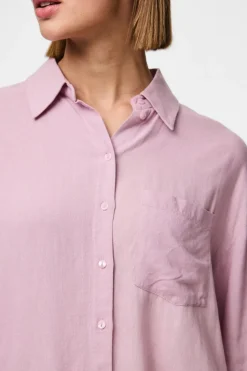Pieces Pcpia Ls Loose Shirt< Bluser & Skjorter|Ammevenligt Tøj