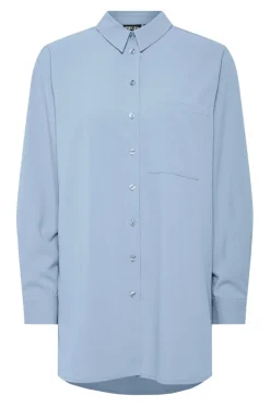 Pieces Pcpoppy Ls Oxford Loose Shirt< Bluser & Skjorter|Ammevenligt Tøj