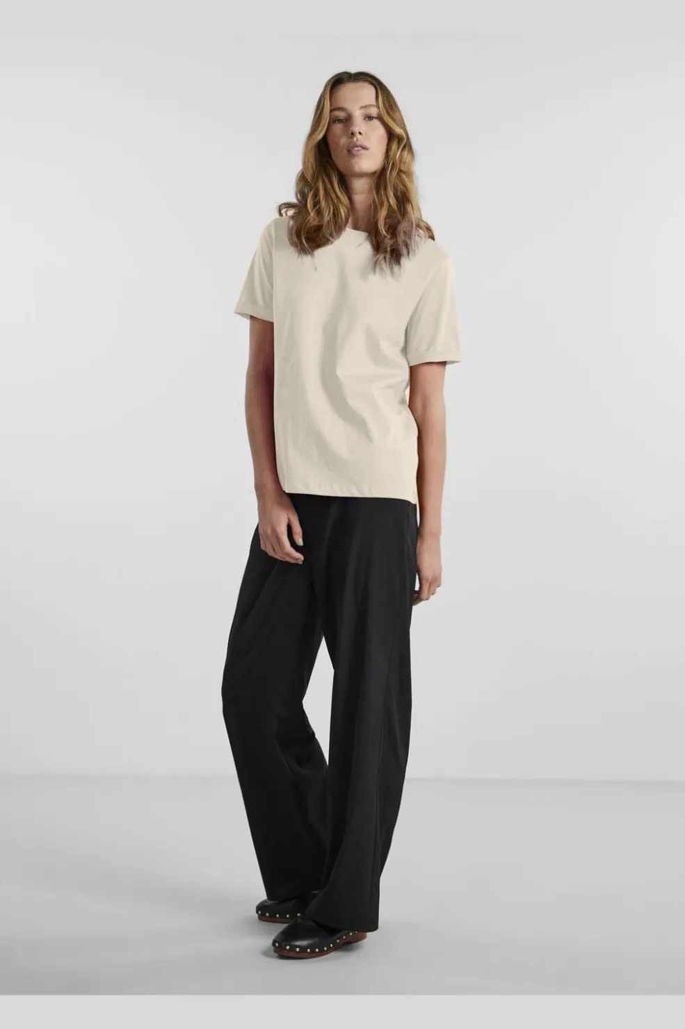 Pcria Ss Fold Up Solid Tee*Pieces Best