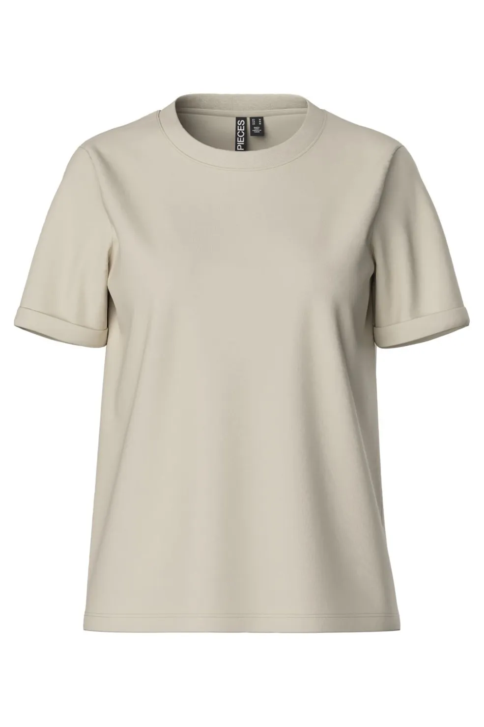 Pcria Ss Fold Up Solid Tee*Pieces Best