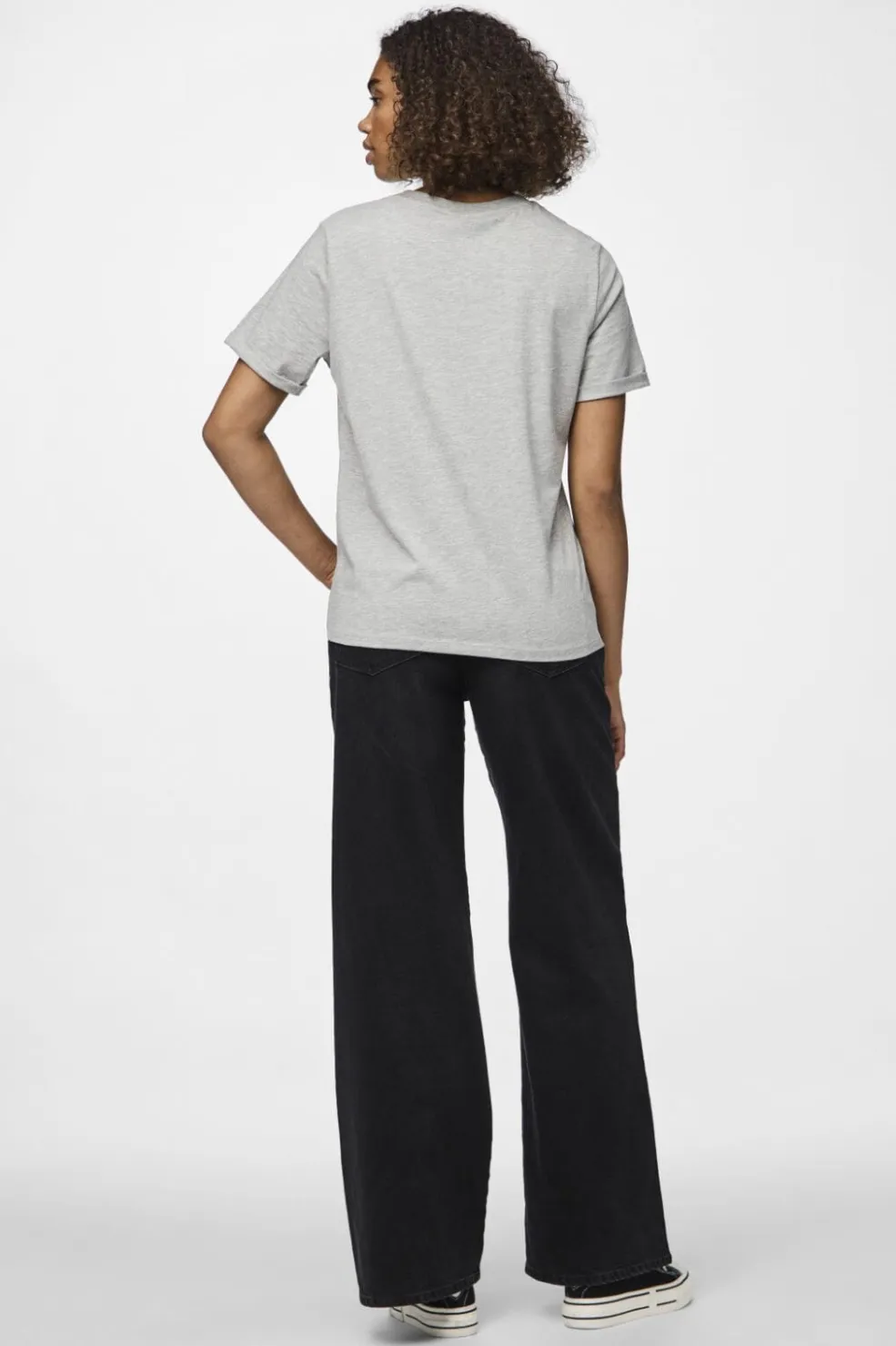 Pcria Ss Fold Up Solid Tee*Pieces Hot