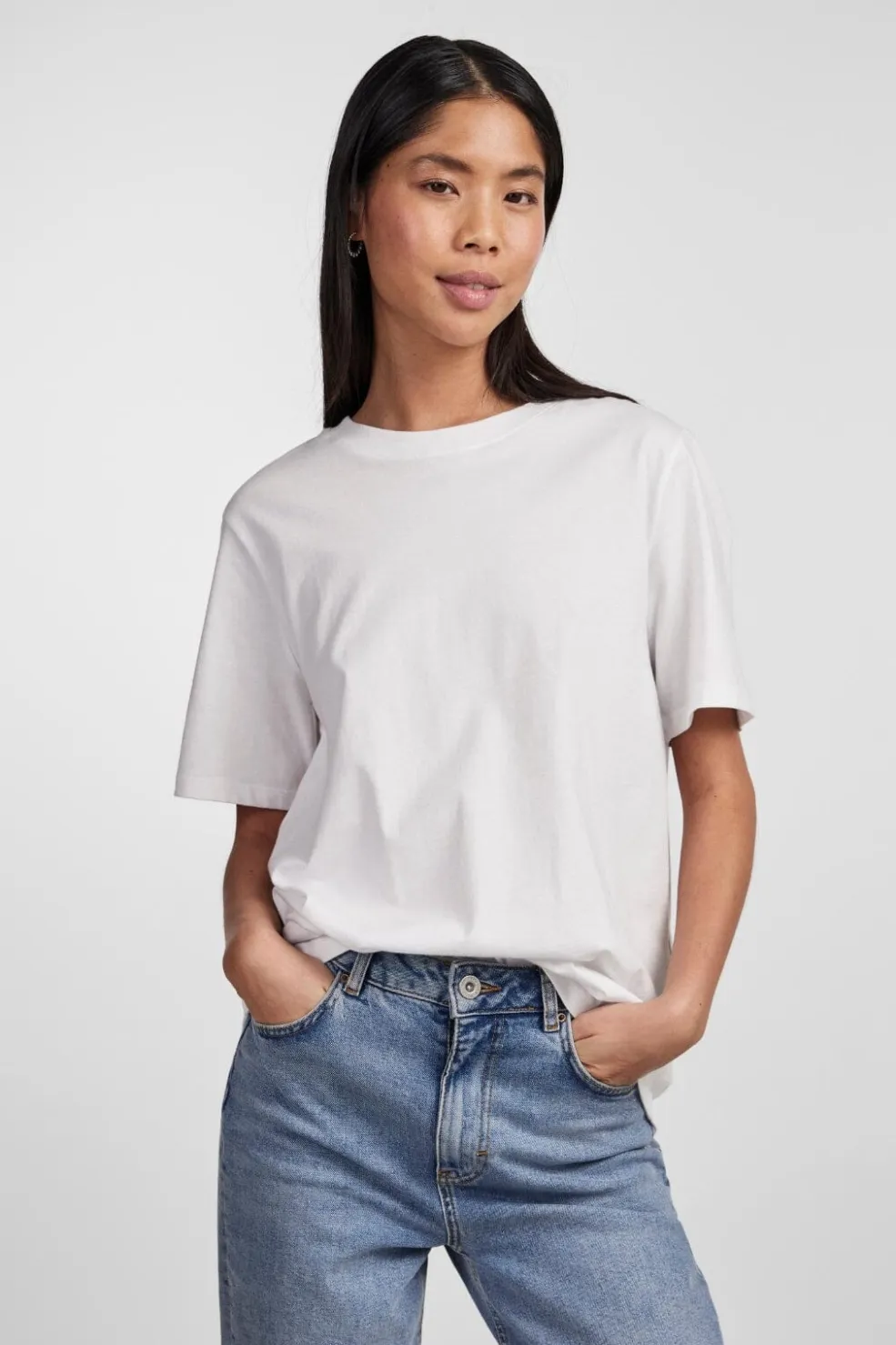 Pcria Ss Solid Tee*Pieces Hot