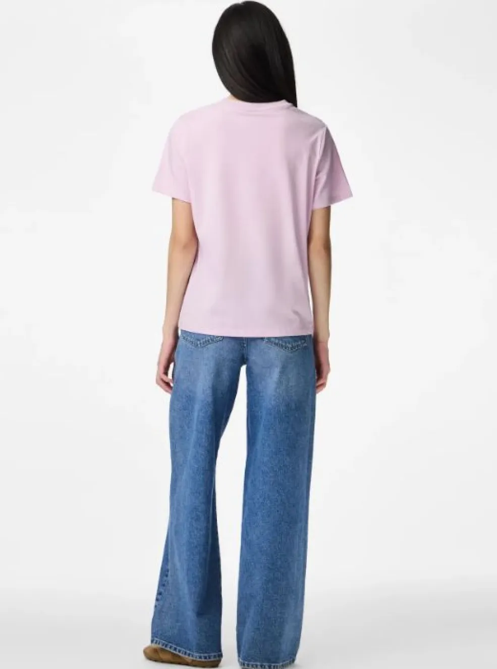 Pcria Ss Solid Tee*Pieces Hot