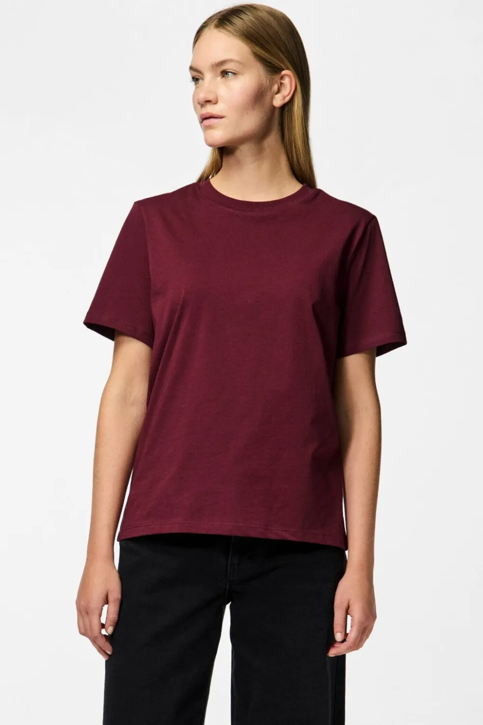Pcria Ss Solid Tee*Pieces Clearance